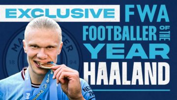 Ronaldos Right Foot Or Messis Left Foot? | Haaland Exclusive FWA Footballer Of The Year Interview