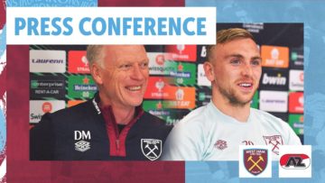 We Want To Win The Competition | Moyes & Bowen Press Conference | West Ham v Alkmaar Zaanstreek