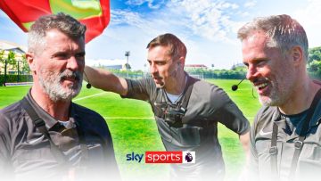 Keane, Neville & Carra train to be referees with Mike Dean 😂 | The Overlap ON TOUR!