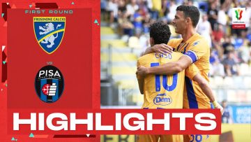 Frosinone-Pisa 1-0 | The hosts go through: Goal & Highlights | Coppa Italia Frecciarossa 2023/24