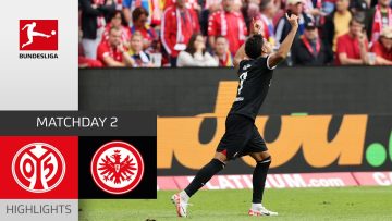 Last Minute Equalizer Outnumbered | FSV Mainz 05 – Eintracht Frankfurt | Highlights | MD 2 Buli 3/24