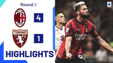 Milan-Torino 4-1 | Giroud and Pulisic score in emphatic win: Goals & Highlights | Serie A 2023/24