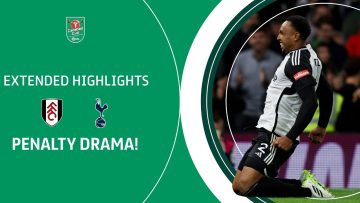 PENALTIES?! | Fulham v Tottenham Hotspur Carabao Cup extended highlights