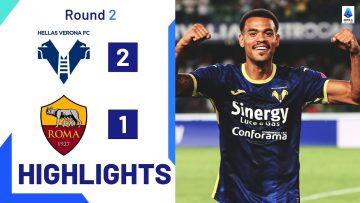 Verona-Roma 2-1 | Aouar’s first goal not enough for Roma: Goals & Highlights | Serie A 2023/24