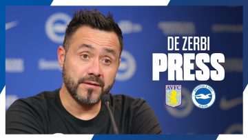 De Zerbis Aston Villa Press Conference: Team News, Pascal Gross & Evan Ferguson