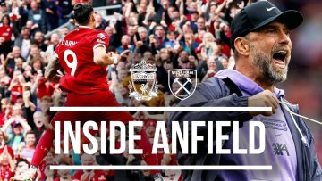 INSIDE ANFIELD: Nunez volley, Kop reactions, Klopp fist bumps! | Liverpool 3-1 West Ham