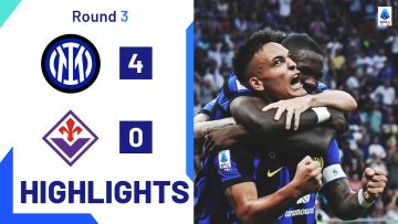 Inter-Fiorentina 4-0 | Lautaro and Thuram shine for Nerazzurri: Goals & Highlights | Serie A 2023/24