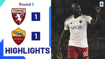 Torino-Roma 1-1 | Zapata and Lukaku score Turin: Goals & Highlights | Serie A 2023/24