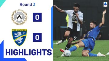 Udinese-Frosinone 0-0 | Ciociari hold the hosts to a draw: Goals & Highlights | Serie A 2023/24
