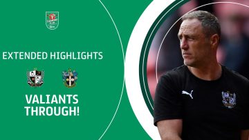 VALIANTS THROUGH! | Port Vale v Sutton United Carabao Cup extended highlights
