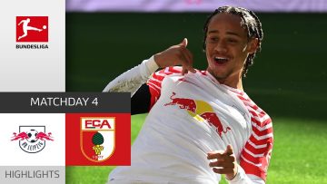 Xavi Show! | RB Leipzig – FC Augsburg 3-0 | Highlights | Matchday 4 – Bundesliga 2023/24