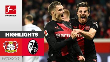 Flawless! Leverkusen Still Unbeaten! | Leverkusen – Freiburg 2-1 | Highlights | MD 9 – Bundesliga