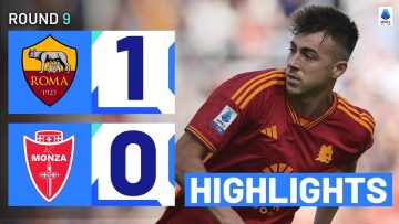 ROMA-MONZA 1-0 | HIGHLIGHTS | El Shaarawy wins it for Roma! | Serie A 2023/24
