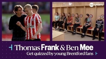 SO PLEASED FOR DAVID RAYA 🤩 | Thomas Frank & Ben Mee get quizzed by young Brentford fans🐝