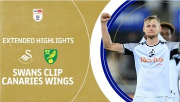 SWANS CLIP CANARIES WINGS | Swansea City v Norwich City extended highlights