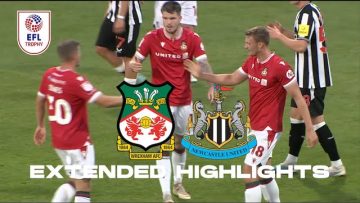 Wrexham v Newcastle United U21s extended highlights!