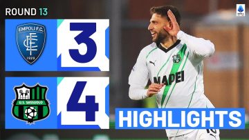 EMPOLI-SASSUOLO 3-4 | HIGHLIGHTS | Berardi shines in seven-goal thriller | Serie A 2023/24