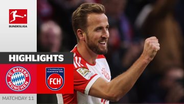 FC Bayern München – 1. FC Heidenheim 4-2 | Highlights | Matchday 11 – Bundesliga 2023/24