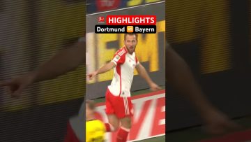 HIGHLIGHTS ⚽️ Kane Hat Trick vs BVB • Dortmund vs. FC Bayern