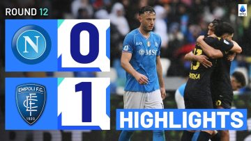 NAPOLI-EMPOLI 0-1 | HIGHLIGHTS | Kovalenko stuns champions at the Diego Maradona | Serie A 2023/24