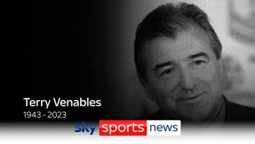 Tributes paid to former England and Tottenham manager Terry Venables