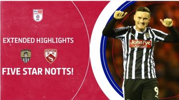 FIVE STAR NOTTS! | Notts County v Morecambe extended highlights