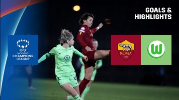 HIGHLIGHTS | AS Roma – VfL Wolfsburg — UEFA Womens Champions League 2022/23 (Deutsch)