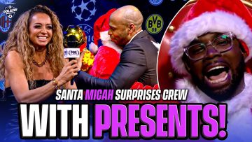 Micah Richards WILD Christmas Gifts to Henry, Carragher & Abdo! | UCL Today | CBS Sports