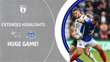 RAMS TAKE ON POMPEY! | Derby County v Portsmouth extended highlights