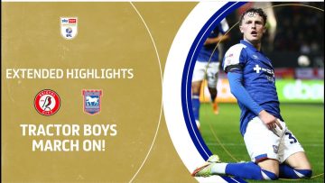 TRACTOR BOYS MARCH ON! | Bristol City v Ipswich Town extended highlights