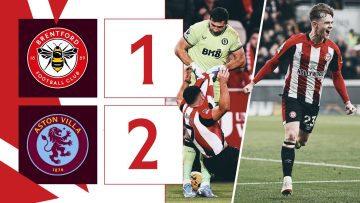 Two Red Cards and VAR Controversy 🔴  | Brentford 1-2 Aston Villa | Premier League Highlights