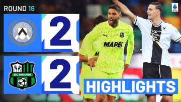 UDINESE-SASSUOLO 2-2 | HIGHLIGHTS | Berardi and Lucca shine in four-goal thriller | Serie A 2023/24