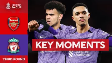 Arsenal v Liverpool | Key Moments | Third Round | Emirates FA Cup 2023-24