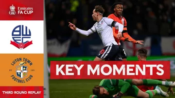 Bolton Wanderers v Luton Town | Key Moments | Third Round Replay | Emirates FA Cup 2023-24