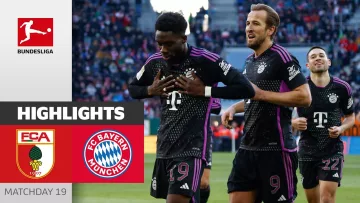 Davies & Kane Score in close Win | Augsburg – Bayern München 2-3 | Highlights MD 19 Bundesliga 23/24