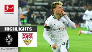 Double-Hack Beats VfB! | Mgladbach – VfB Stuttgart 3-1 | Highlights | MD 17 – Bundesliga 2023/24