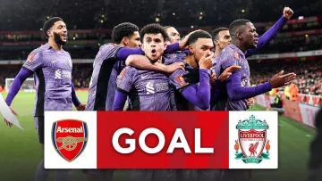 GOAL | Jakub Kiwior O.G | Arsenal 0-1 Liverpool | Third Round | Emirates FA Cup 2023-24