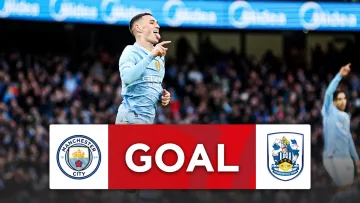 GOAL | Phil Foden | Manchester City 4-0 Huddersfield Town | Third Round | Emirates FA Cup 2023-24