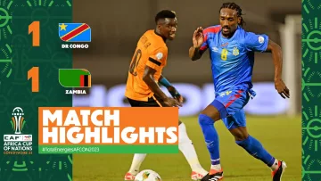HIGHLIGHTS | DR Congo 🆚 Zambia #TotalEnergiesAFCON2023 – MD1 Group F