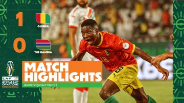 HIGHLIGHTS | Guinea 🆚 The Gambia #TotalEnergiesAFCON2023 – MD2 Group C