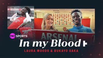 In My Blood – Laura Woods & Bukayo Saka | Supporting Arsenal, Debut game, Champions League & more! 🔴