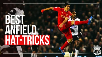 Incredible Premier League hat-tricks at Anfield | Gerrard, Suarez, Salah, Fowler & more!