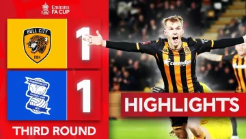 Jacob Late Equaliser Seals Replay! | Hull City 1-1 Birmingham City | Emirates FA Cup 2023-24