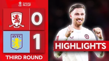 Matty Cash Goal Rescues Villa! | Middlesbrough 0-1 Aston Villa | Highlights | Emirates FA Cup 23-24