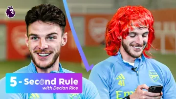 Bukayo Saka: “THAT’S EMBARRASSING!” 😂 | Declan Rice & Arsenal | 5-second Rule