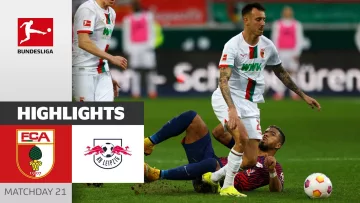 Four-Goal Spectacle with Penalty Save! | Augsburg – RB Leipzig 2-2 | Highlights | Matchday 21