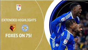 FOXES HIT 75! | Watford v Leicester City extended highlights