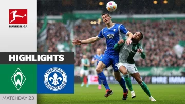 Injury Time Drama! | SV Werder Bremen – Darmstadt 98 1-1 | Highlights | Matchday 23 Bundesliga 23/24