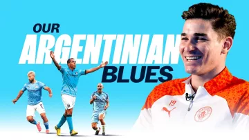 Julian Alvarez on 🇦🇷 OUR ARGENTINIAN BLUES 🇦🇷 | Aguero, Tevez, Demichelis and more!