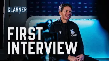 Oliver Glasners first interview as Crystal Palace manager
